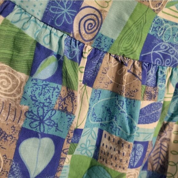 Only Necessities House Dress Lounge Wear Comfy Cool Print, Plus Size 1X - Picture 6 of 8